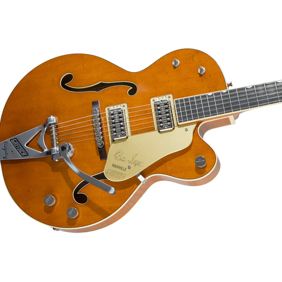 Gretsch - G6120T-BSSMK Brian Setzer Signature Nashville Hollow Body - 59 "Smoke" with Bigsby - Smoke Orange - Ebony Fingerboard