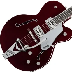 Gretsch - G6119T-ET Players Edition Tennessee Rose™ Electrotone Hollow Body with String-Thru Bigsby® - Dark Cherry Stain
