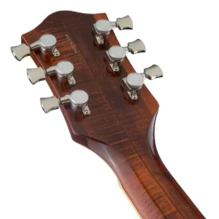 Gretsch - G6659TFM Players Edition Broadkaster® Jr. Center Block Single-Cut with String-Thru Bigsby® and Flame Maple - Bourbon Stain