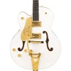 Gretsch - G6136TG-LH Players Edition Falcon™ Hollow Body with String-Thru Bigsby® and Gold Hardware, Left-Handed - White
