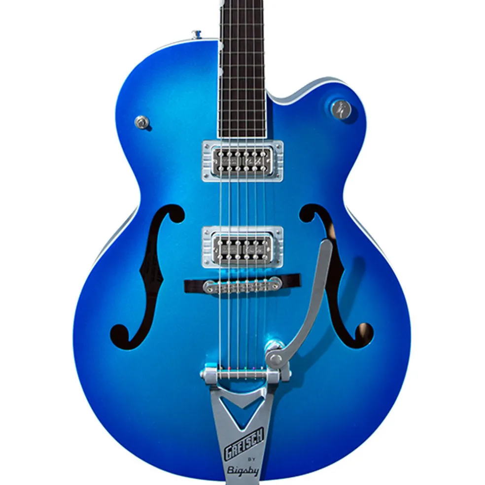 Gretsch G6120T-HR Brian Setzer Signature Hot Rod Hollow Body with Bigsby®, Rosewood Fingerboard, Candy Blue Burst