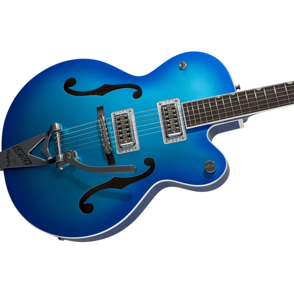 Gretsch G6120T-HR Brian Setzer Signature Hot Rod Hollow Body with Bigsby®, Rosewood Fingerboard, Candy Blue Burst