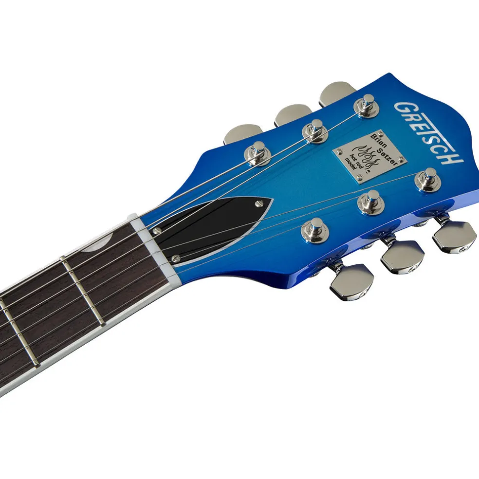 Gretsch G6120T-HR Brian Setzer Signature Hot Rod Hollow Body with Bigsby®, Rosewood Fingerboard, Candy Blue Burst