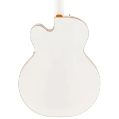 Gretsch Falcon Hollow Body Ebony Fingerboard with String Thru Bigsby and Gold Hardware - White