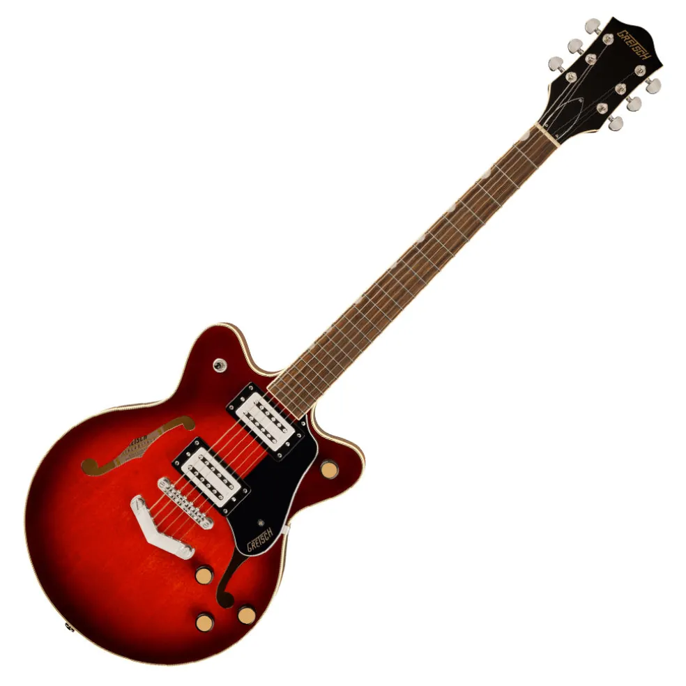 Gretsch G2655 Streamliner Center Block Jr. Double-Cut with V-Stoptail and Laurel Fingerboard - Claret Burst