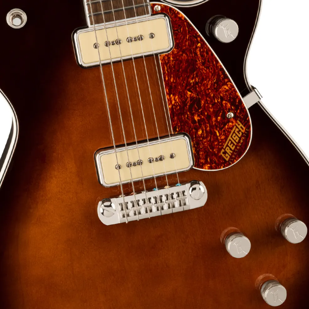 Gretsch G5210-P90 Electromatic Jet Two 90 Single-Cut with Wraparound Single Barrel Burst