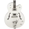 Gretsch G7593T Billy Duffy Signature Falcon™ with Bigsby®, Ebony Fingerboard, White, Lacquer