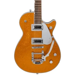 Gretsch G5230T Electromatic Sparkle Jet FT Singlecut with Bigsby Laurel Fingerboard Gold Sparkle