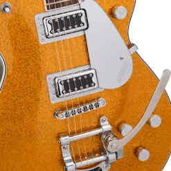 Gretsch G5230T Electromatic Sparkle Jet FT Singlecut with Bigsby Laurel Fingerboard Gold Sparkle