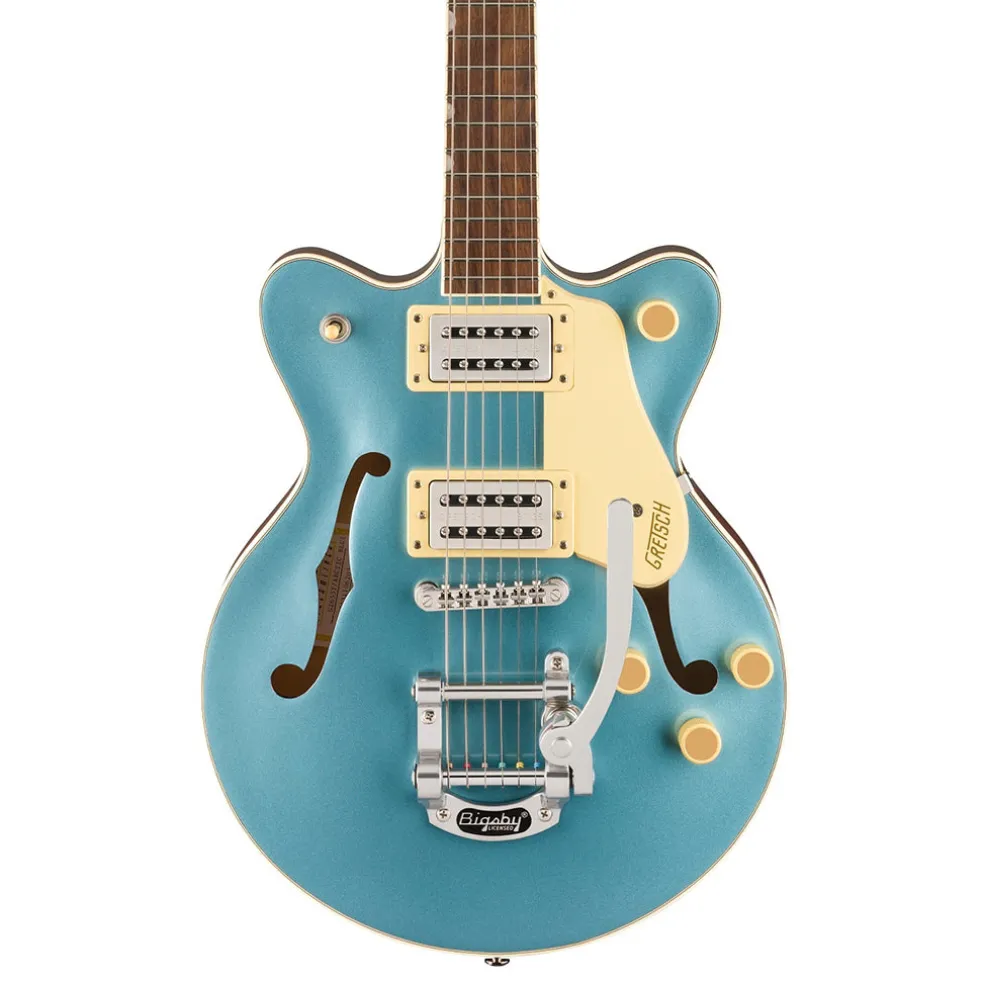 Gretsch G2655T Streamliner Center Block Jr Doublecut with Bigsby and Laurel Fingerboard - Arctic Blue