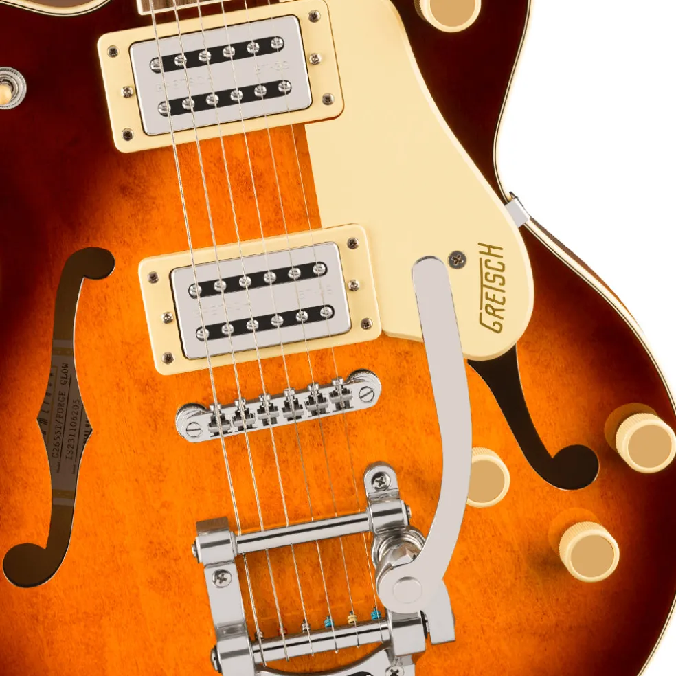 Gretsch G2655T Streamliner Center Block Jr Doublecut with Bigsby and Laurel Fingerboard - Forge Glow