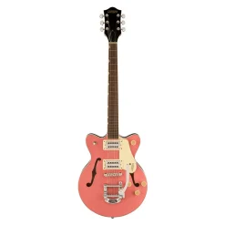 Gretsch G2655T Streamliner™ Center Block Jr. Double-Cut with Bigsby®, Laurel Fingerboard, Coral