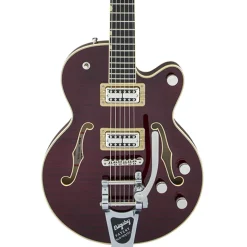 Gretsch G6659TFM Players Edition Broadkaster Junior - Tiger Flame Maple Dark Cherry Stain