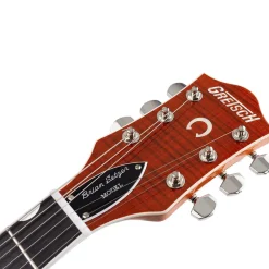 Gretsch G6120TFM-BSNV Brian Setzer Signature Nashville® Hollow Body with Bigsby® and Flame Maple, Ebony Fingerboard, Orange Stain