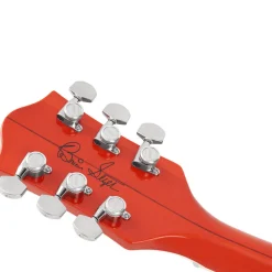 Gretsch G6120TFM-BSNV Brian Setzer Signature Nashville® Hollow Body with Bigsby® and Flame Maple, Ebony Fingerboard, Orange Stain