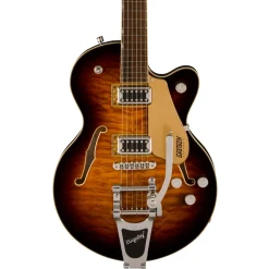 Gretsch G5655T-QM Electromatic Center Block Jr. Single-Cut Quilted Maple with Bigsby Sweet Tea