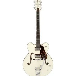 Gretsch G6636T-RF Richard Fortus Signature Falcon™ Center Block with String-Thru Bigsby®, Ebony Fingerboard, Vintage White