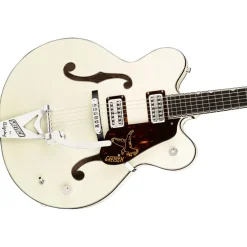 Gretsch G6636T-RF Richard Fortus Signature Falcon™ Center Block with String-Thru Bigsby®, Ebony Fingerboard, Vintage White