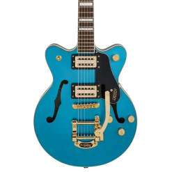 Gretsch Limited Edition G2655TG Streamliner Centre-Block Jr Doublecut with Bigsby Electric Guitar Laurel Fingerboard Riviera Blue