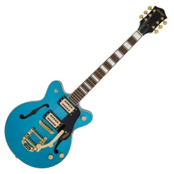 Gretsch Limited Edition G2655TG Streamliner Centre-Block Jr Doublecut with Bigsby Electric Guitar Laurel Fingerboard Riviera Blue