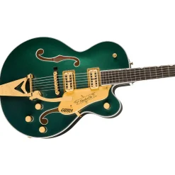 Gretsch Nashville Hollow Body Ebony Fingerboard with String Thru Bigsby and Gold Hardware - Cadillac Green