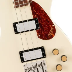 Gretsch Streamliner Jet Club Bass Single Cut and Laurel Fingerboard - Vintage White