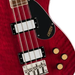 Gretsch Streamliner Jet Club Bass Single Cut and Laurel Fingerboard - Walnut Stain