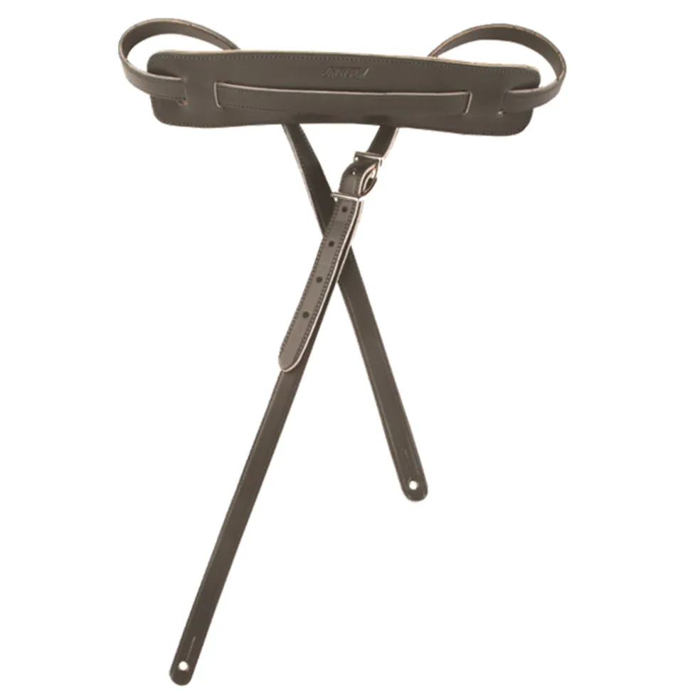 Gretsch Vintage Leather Guitar Strap, Black