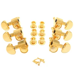 Grover GRO102G Rotomatic Acoustic/Electric Machine Heads 3-a-Side Gold