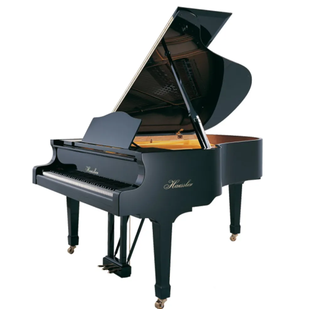 Haessler - H186 Grand Piano - Ebony Polish
