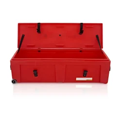 Hardcase Red 28" Hardware Case with Wheels