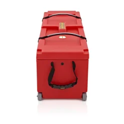 Hardcase Red 28" Hardware Case with Wheels