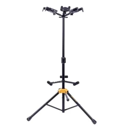 Hercules 05/GS432BPLUS Auto Grab Triple Guitar Stand w/rest (MC6)
