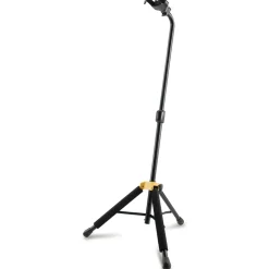 Hercules 05/GS414BPLUS Auto Grab Single Guitar Stand with Leg Rest
