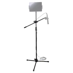 Hercules MS434B Stage Series 2 Way Mic Stand with 3 in 1 Boom Clamp