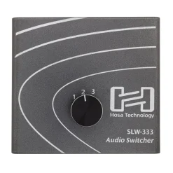 Hosa Technology Audio Switcher 3 In/Out