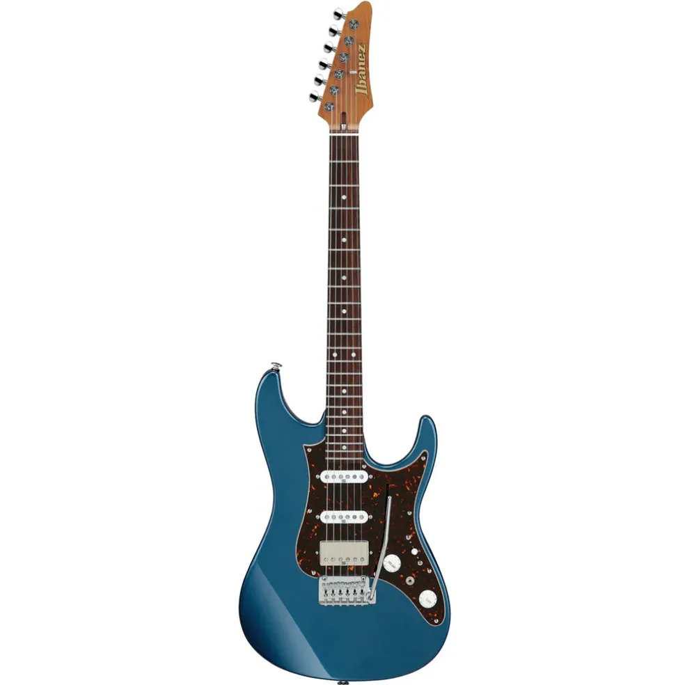 Ibanez - AZ2204N Prestige Electric Guitar with Case - Prussian Blue Metallic