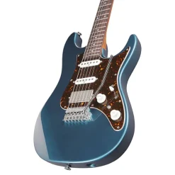 Ibanez - AZ2204N Prestige Electric Guitar with Case - Prussian Blue Metallic