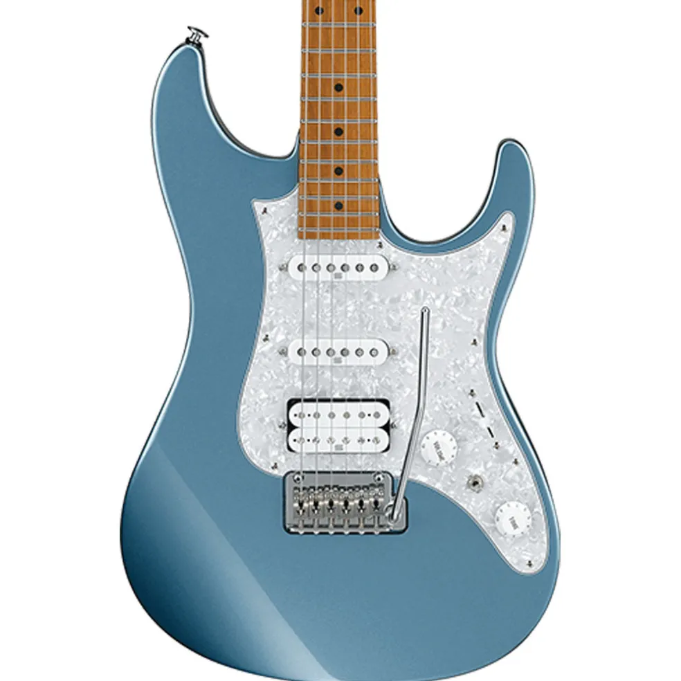 Ibanez - AZ2204 Prestige Electric Guitar W/ Case - Ice Blue Metallic