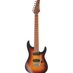 Ibanez - AZ24027 7-String Prestige Electric Guitar W/ Case - Tri Fade Burst Flat
