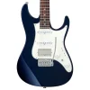 Ibanez - AZ2204NW Prestige Electric Guitar with Case - Dark Tide Blue