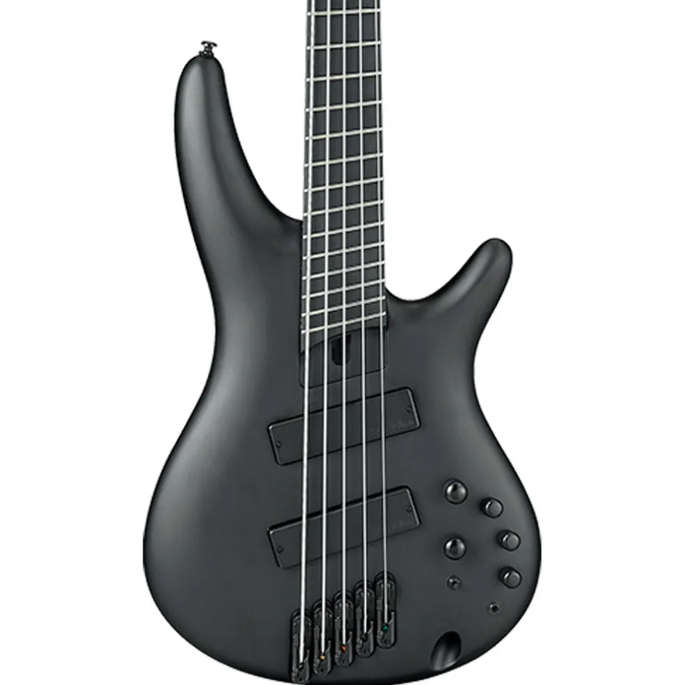 Ibanez - SRMS625EX 5 String Electric Bass - Black Flat