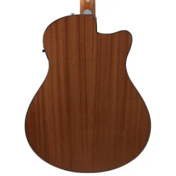 Ibanez AAM50LCE Left Handed Acoustic Guitar - Open Pore Light Brown Sunburst Top