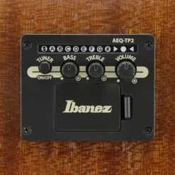 Ibanez AAM50LCE Left Handed Acoustic Guitar - Open Pore Light Brown Sunburst Top