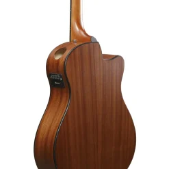 Ibanez AAM50LCE Left Handed Acoustic Guitar - Open Pore Light Brown Sunburst Top