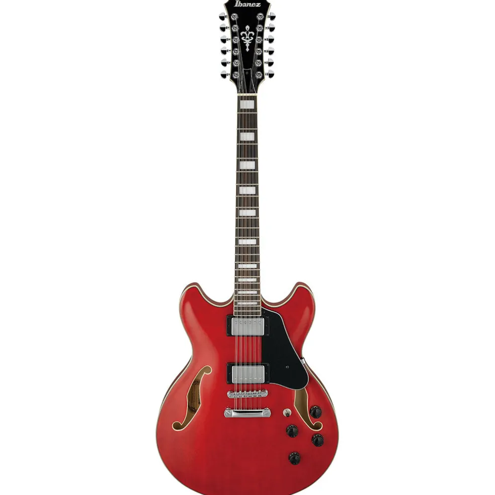 Ibanez AS7312 12 String Artcore - Transparent Cherry Red