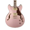 Ibanez AS73G Artcore Guitar - Rose Gold Metallic Flat