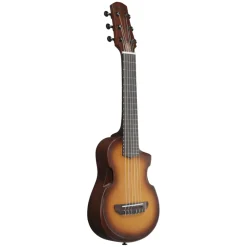 Ibanez AUP10N Ukulele with Bag - Open Pore Light Brown Sunburst