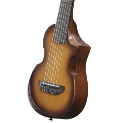Ibanez AUP10N Ukulele with Bag - Open Pore Light Brown Sunburst