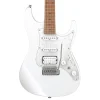 Ibanez AZ2204 Electric Guitar with Roasted Maple Fretboard and Case - Pearl White